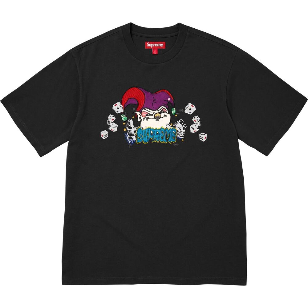 Size XXL • Supreme X AOI • Jester S/S Top • Black • Cross Posted • Firm